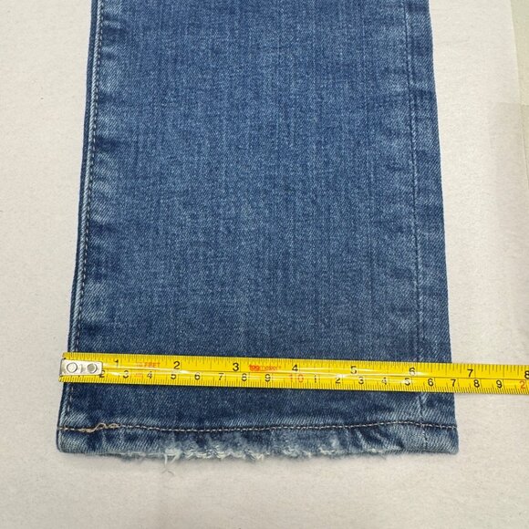 NEW AG Mari Crop High-Rise Slim Straight Blue Jean Womens Denim Pants, Size 27 - Picture 11 of 12